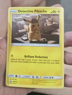 Detective Pikachu SM194 Promo Card Holo Pokemon TCG - Image 1