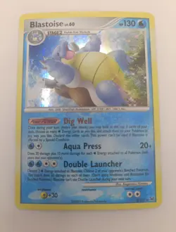 Blastoise 2/127 Platinum Rare Holo Pokemon Trading Card Near Mint - Image 1