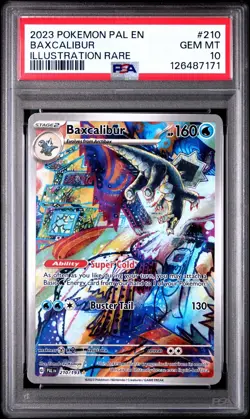 Pokemon TCG Baxcalibur - Paldea Evolved 210/193 Holo Illustration Rare PSA - 10 - Image 1