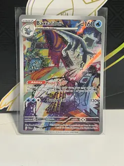 Baxcalibur 210/193 SV02 Paldea Evolved Illustration Holo Rare Pokemon TCG - Image 1