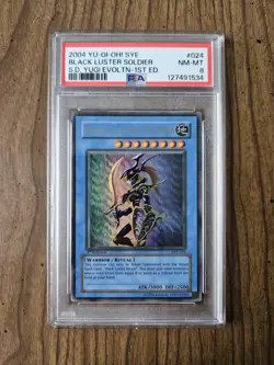 Black Luster Soldier SYE-024 Starter Deck: Yugi Evolution 1st Edition PSA 8 - Image 1