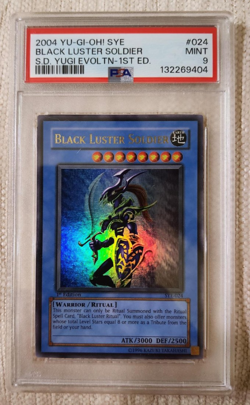 2004 Yu-Gi-Oh! Black Luster Soldier - SYE-024 - 1st Edition Foil- PSA 9 MINT - Image 1