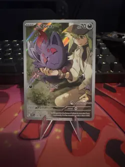 Ns Zorua 189 (Pokemon Center Stamp) Sv: Scarlet & Violet Promo NM - Image 1