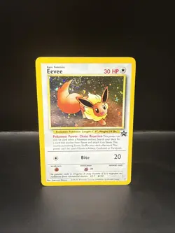Pokemon - Eevee 11/53 - Wotc - Black Star Promo Holo Y Swirl - Image 3