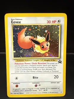 Pokemon - Eevee 11/53 - Wotc - Black Star Promo Holo BF - Image 1
