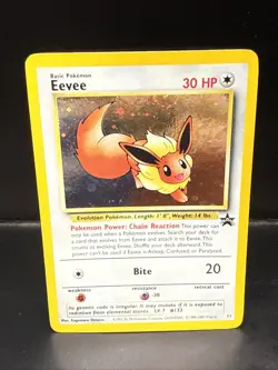 Pokemon - Eevee 11/53 - Wotc - Black Star Promo Holo BF - Image 2