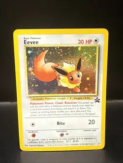 Pokemon - Eevee 11/53 - Wotc - Black Star Promo Holo AI Swirl - Image 1
