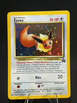 Pokemon - Eevee 11/53 - Wotc - Black Star Promo Holo NM Never Played! - Image 1