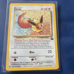 Eevee 11/53 Wotc Black Star Promo Holo Rare Pokemon TCG Vintage - Image 1