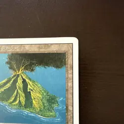 MTG Volcanic Island Dual Land Revised Edition, LP Condition - Thumb Dent - - Image 3