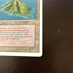 MTG Volcanic Island Dual Land Revised Edition, LP Condition - Thumb Dent - - Image 5