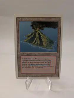 Volcanic Island Revised Edition MTG Lightly Played / Near Mint (LP) Magic Dual - Image 1