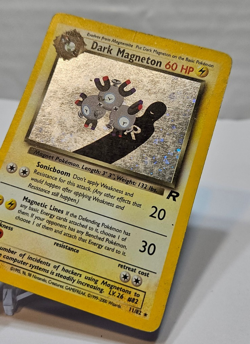 Dark Magneton 11/82 Holo Rare Unlimited Team Rocket *SWIRL* Pokemon 793 - Image 3