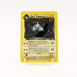 Dark Magneton - 11/82 Team Rocket Unlimited Holo Rare SWIRL Pokemon - LP - Image 1