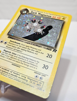 Dark Magneton 11/82 Holo Rare Unlimited Team Rocket SWIRL Pokemon 592 - Image 2