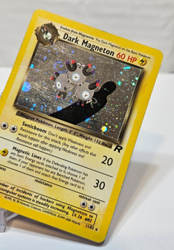 Dark Magneton 11/82 Holo Rare Unlimited Team Rocket SWIRL Pokemon 592 - Image 4
