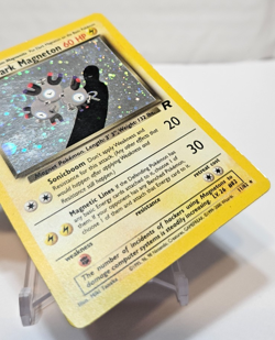 Dark Magneton 11/82 Holo Rare Unlimited Team Rocket SWIRL Pokemon 592 - Image 5