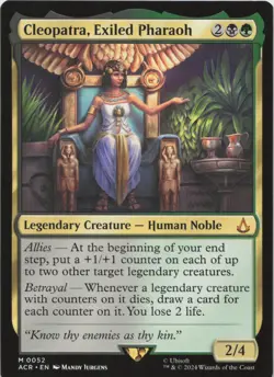 Cleopatra, Exiled Pharaoh M Universes Beyond: Assassin's Creed 52 NM MTG - Image 1