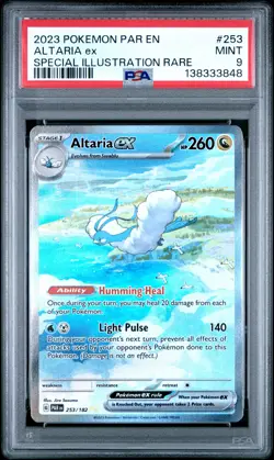 2023 Pokemon Par En-Paradox Rift #253 Altaria Ex Special Illustration Rare PSA 9 - Image 1