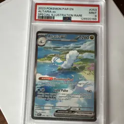 2023 POKEMON PAR EN-PARADOX RIFT #253 ALTARIA EX SPECIAL ILLUSTRATION RARE PSA 9 - Image 2