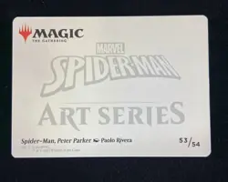 2025 Magic The Gathering Marvel Spider-Man Art Series Peter Parker 53/54 gav - Image 2