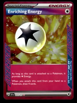 Enriching Energy 191/191 ACE Spec Rare Surging Sparks Pokemon Card - Image 1
