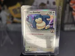Pokemon TCG Hop's Snorlax 117/159 SV09: Journey Together Holo NM - Image 1