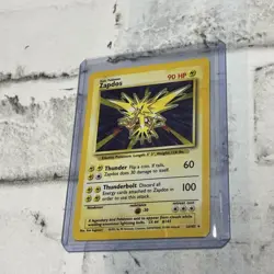 Pokemon Zapdos 016/102 Base Set Holo Vintage Vtg Nintendo Card WOTC TCG MP - Image 1