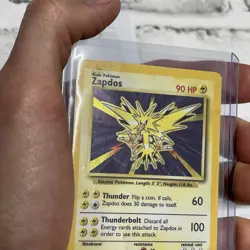 Pokemon Zapdos 016/102 Base Set Holo Vintage Vtg Nintendo Card WOTC TCG MP - Image 3