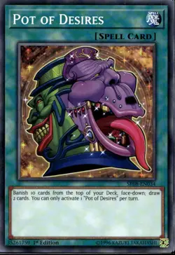 Pot of Desires 1st Ed Common SR08-EN034 Yu-Gi-Oh! - Image 1