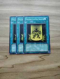 Yu-Gi-Oh! - Yellow Luster Shield 3X - Full Playset - Image 1