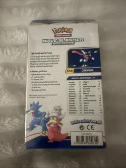 Pokemon Breakpoint Wave Slasher Theme Deck Open Box Complete - Image 2