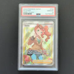 PSA 10 FA/Sonia 192 Rebel Clash Pokemon Card Sword & Shield - Image 1
