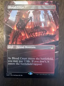 Blood Crypt : MTG *Borderless* Ravnica Remastered #0292 / NM - Image 1