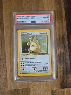 PSA 8 MINT Kangaskhan Jungle Holo 1999 WOTC Pokemon 5/64 - Image 1