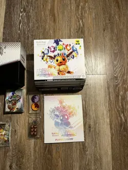 Opened Pokemon Prismatic Evolutions Elite Trainer Box (ETB) With Promo NO Packs - Image 2