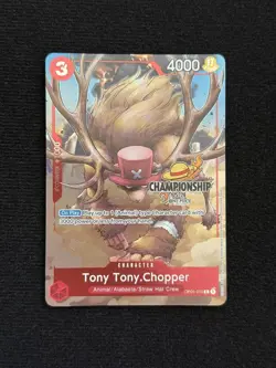One Piece TCG Tony Tony Chopper Cs 25-26 Celebration Pack Championship OP04-010 - Image 1
