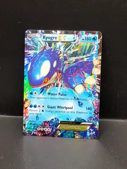 Pokemon TCG XY Primal Clash Ultra Rare Holo Kyogre EX 54/160 Card - Image 1