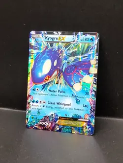 Pokemon TCG XY Primal Clash Ultra Rare Holo Kyogre EX 54/160 Card - Image 2