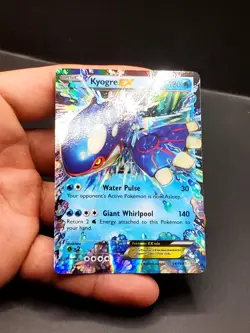 Pokemon TCG XY Primal Clash Ultra Rare Holo Kyogre EX 54/160 Card - Image 4