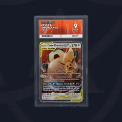 Eevee & Snorlax GX 120/181 2019 Pokemon Team Up ACE 9 Mint Tag Team TCG - Image 1