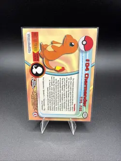2000 Topps Chrome Pokemon - Charmander #4 - Image 2