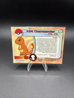 2000 Topps Chrome Pokemon - Charmander #4 - Image 3