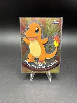 2000 Topps Chrome Pokemon - Charmander #4 - Image 4