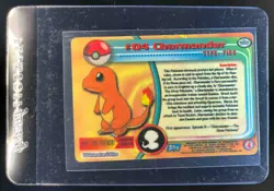 2000 Topps Chrome Pokemon Charmander Spectra #4 - Image 2