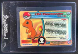 2000 Topps Chrome Pokemon Charmander Spectra #4 - Image 2