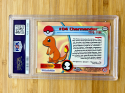 2000 Topps Chrome Pokemon T.V. - #4 Charmander - PSA 10 - Image 2