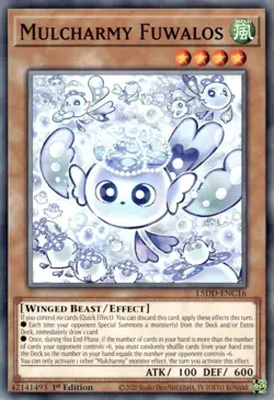 Mulcharmy Fuwalos L5DD-ENC16 Legendary 5d's Decks 1st Edition - Image 1