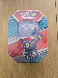 2022 Pokemon Trad8ng Card Game Tin W/ 4 Pokemon TCG Booster Packs - Image 1