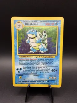 Pokemon TCG Blastoise 002/102 Base Set Holo - Image 1